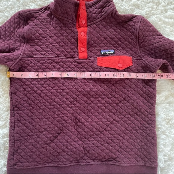 Patagonia | Quilted Snap T Pullover in Maroon, size medium - Picture 8 of 10